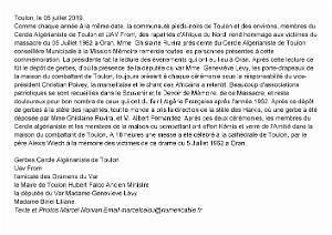 2019 07 05 TOULON HOMMAGE A NOS DISPARUS ET MORTS DU 5 07 1962 A ORAN (0)